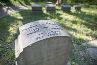 Maggie Walker headstone, Evergreen Cemetery, Richmond, VA, April 23, 2014, Photo by BXP